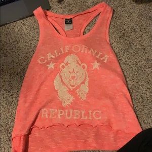 California republic pink tank top